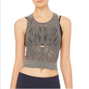 Alo Yoga Vixen Fitted Crop Tank Top